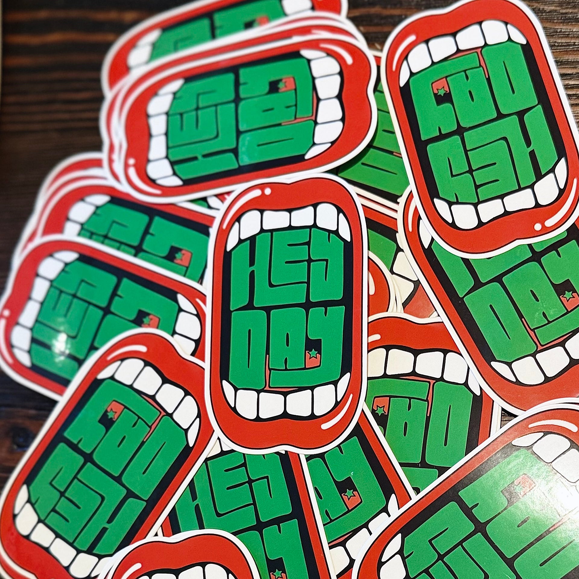 Heyday Mouth Sticker