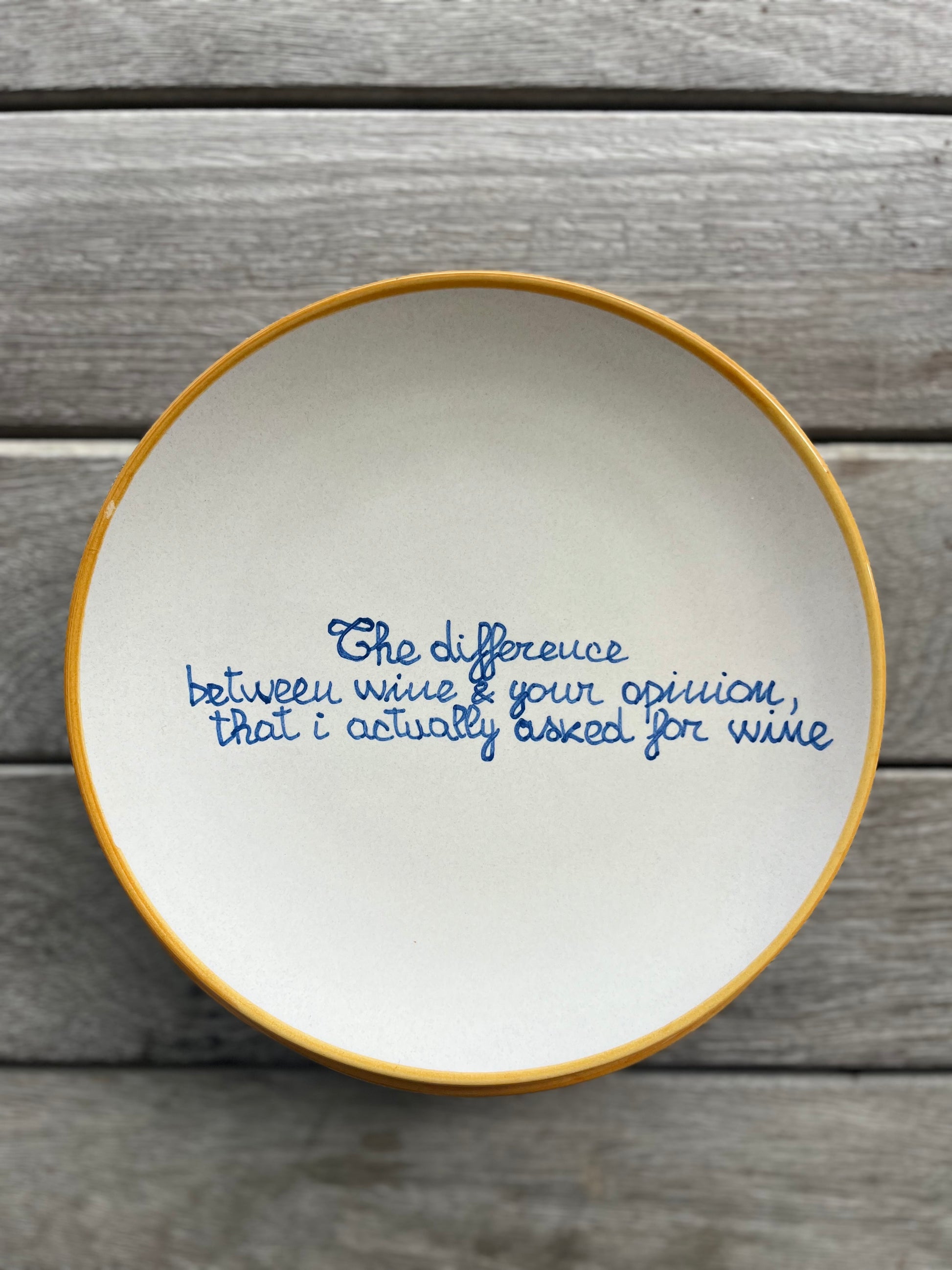 "The Difference" Plate