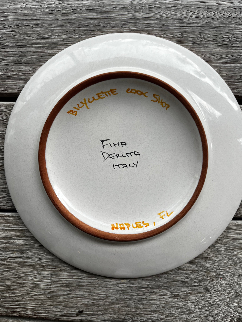 "I Thought About Losing Weight" Plate