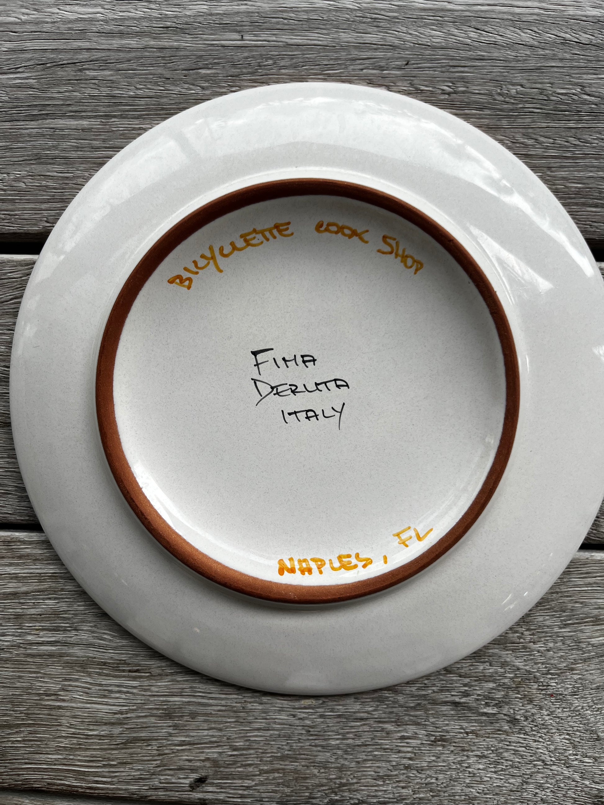 "I Thought About Losing Weight" Plate